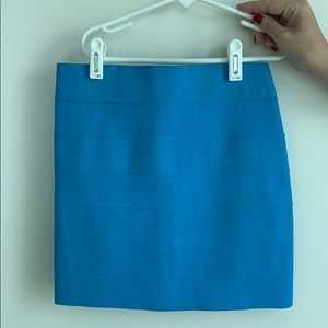 Sky blue bandage skirt